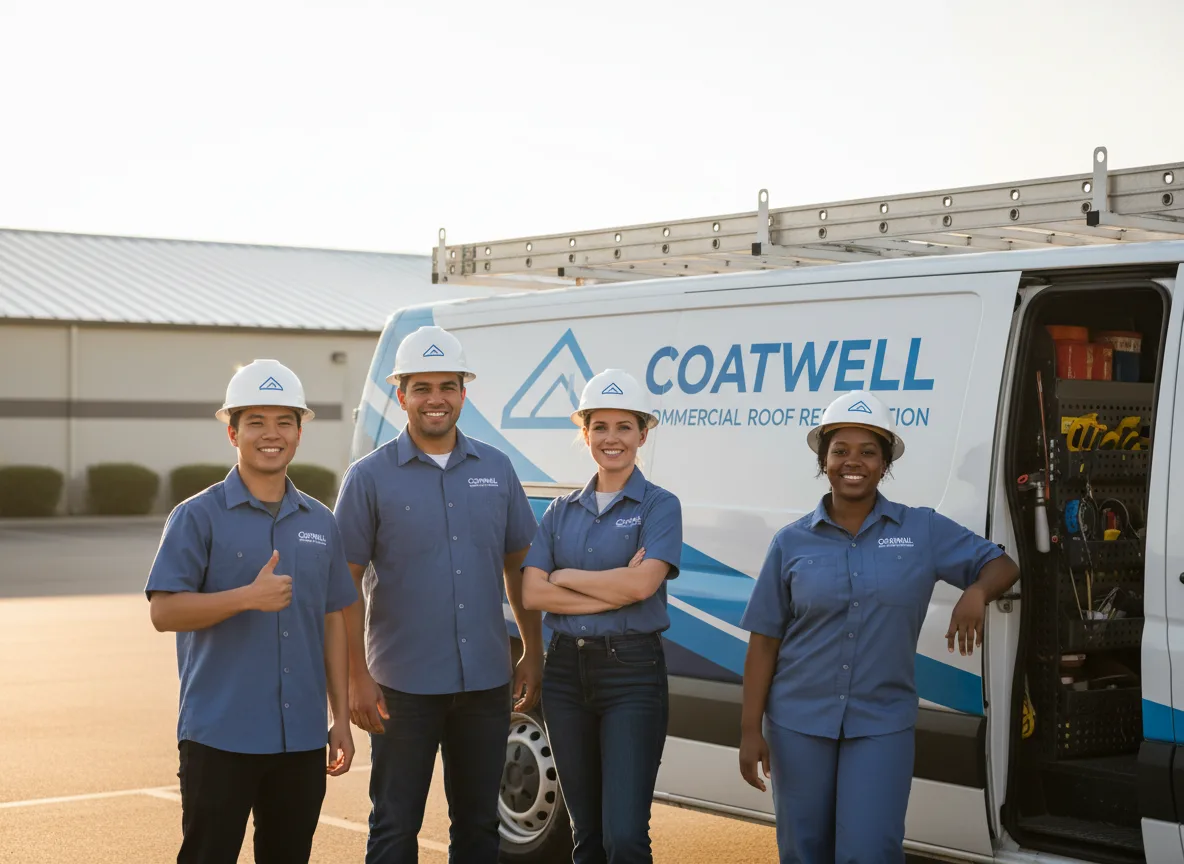 Commercial roof coating company in Bostwick, GA